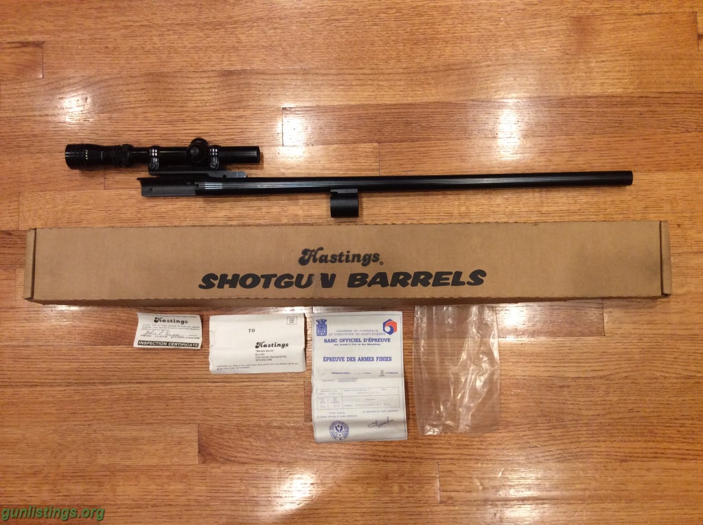 Shotguns Hastings Rifled Cantilever Barrel Remington 1100