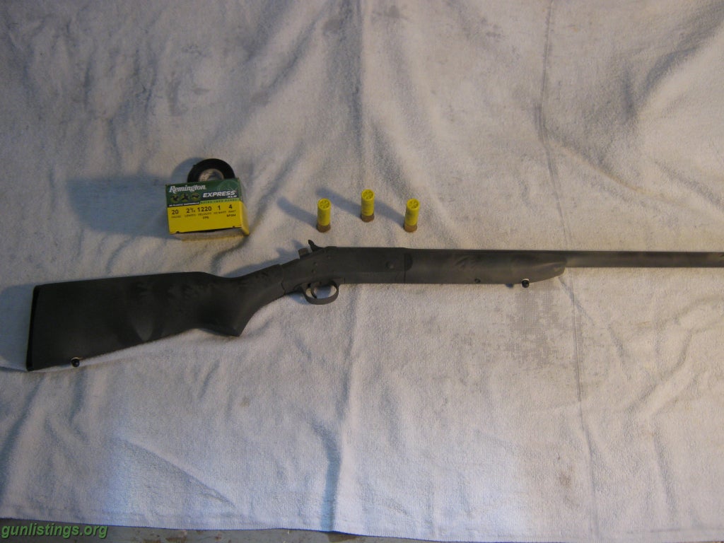 Shotguns H&R Pardner 20 Gauge Shotgun Single Shot