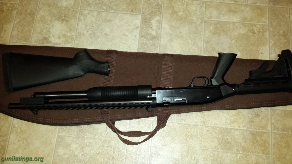 Shotguns Maverick 88 18.5 W/ Collapsible Stock And Heat Shield