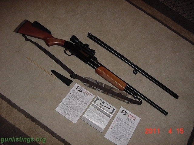 Shotguns Mossberg 500 12 Ga Combo W/scope