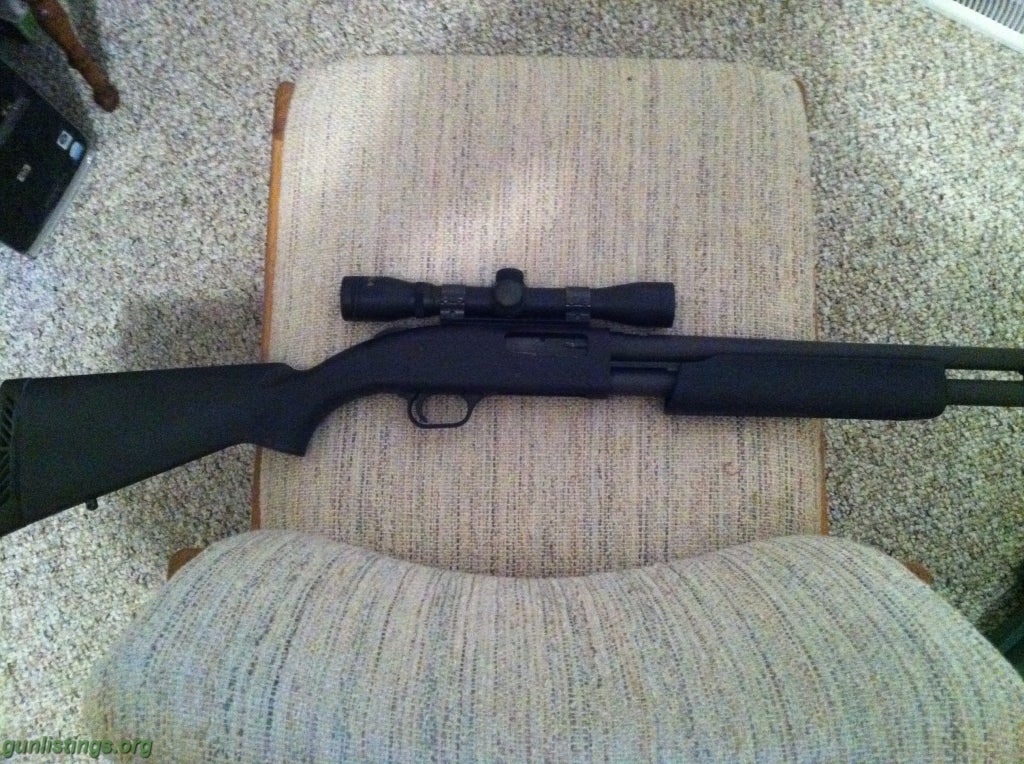 Shotguns Mossberg 500 20 Ga Scoped Slug Gun