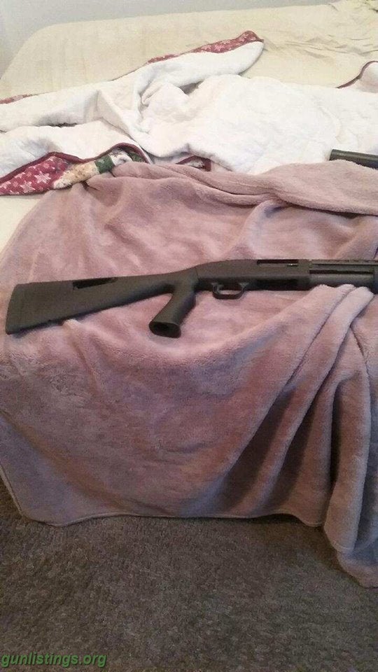 Shotguns Mossberg 500A 12 Gauge, Speed Feed Stock, Ext Mag