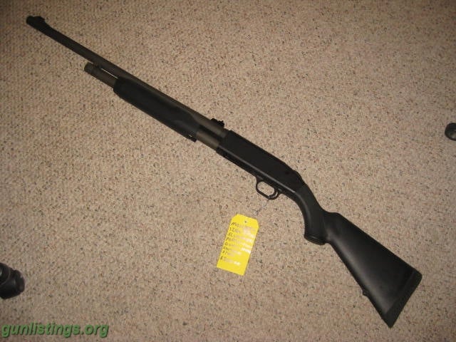 Shotguns Mossberg 500A 500 Rifled Slug Gun Ported Glow Sights