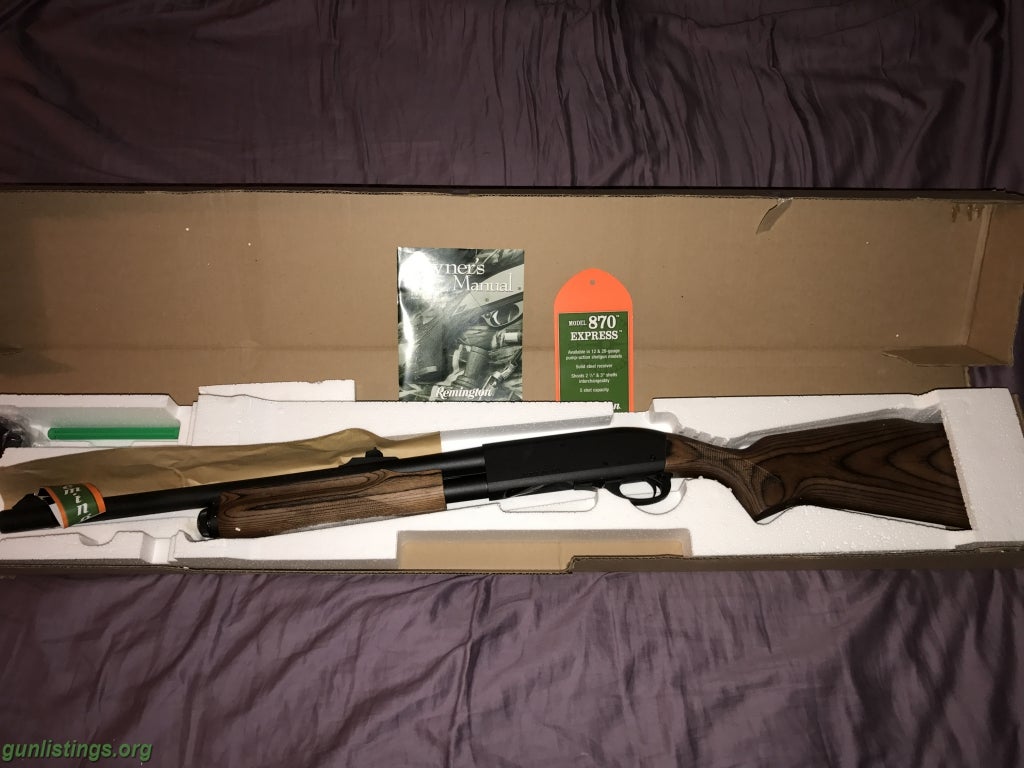 Shotguns New 12 Ga. Remington 870 Wood Stock Slug Barrel