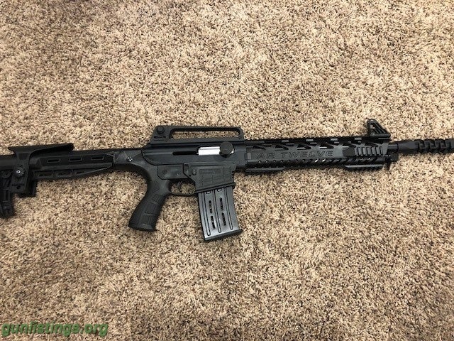 Shotguns PANZER AR-12 Semi Auto, AR-15 Style 12GA Shotgun