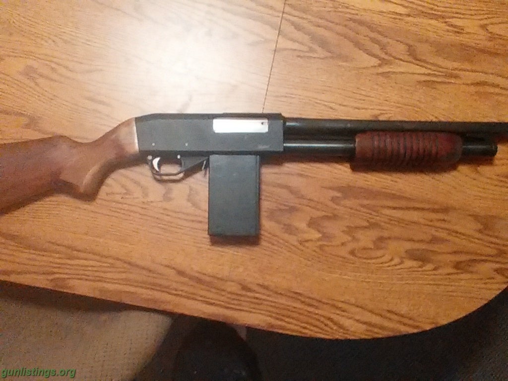 Shotguns Rare Baikal 12ga Pump With 2 Mags