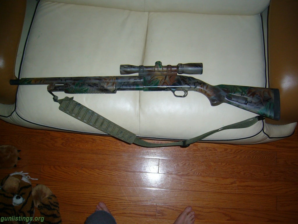 Shotguns Reduced Mossberg 500 12ga With Scope, Camo, 20