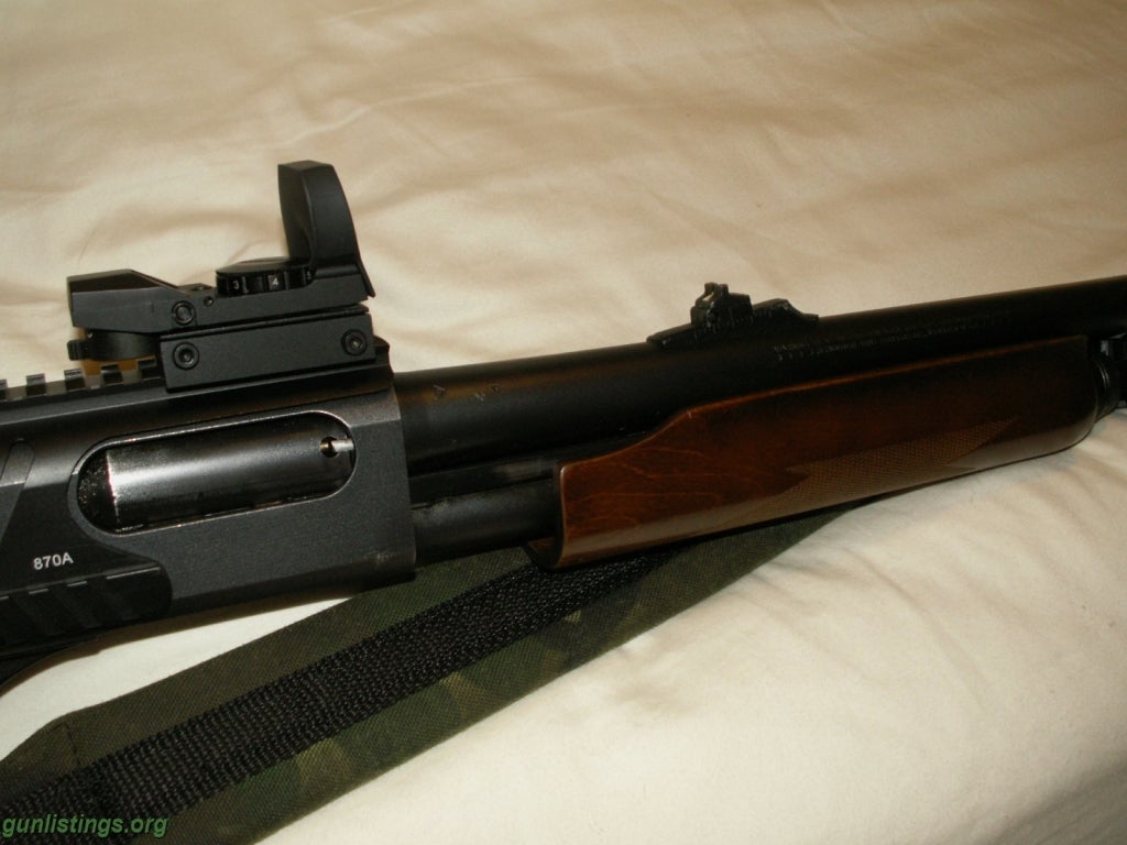 Shotguns Remington 870 Express With Mount And Holographic Sight