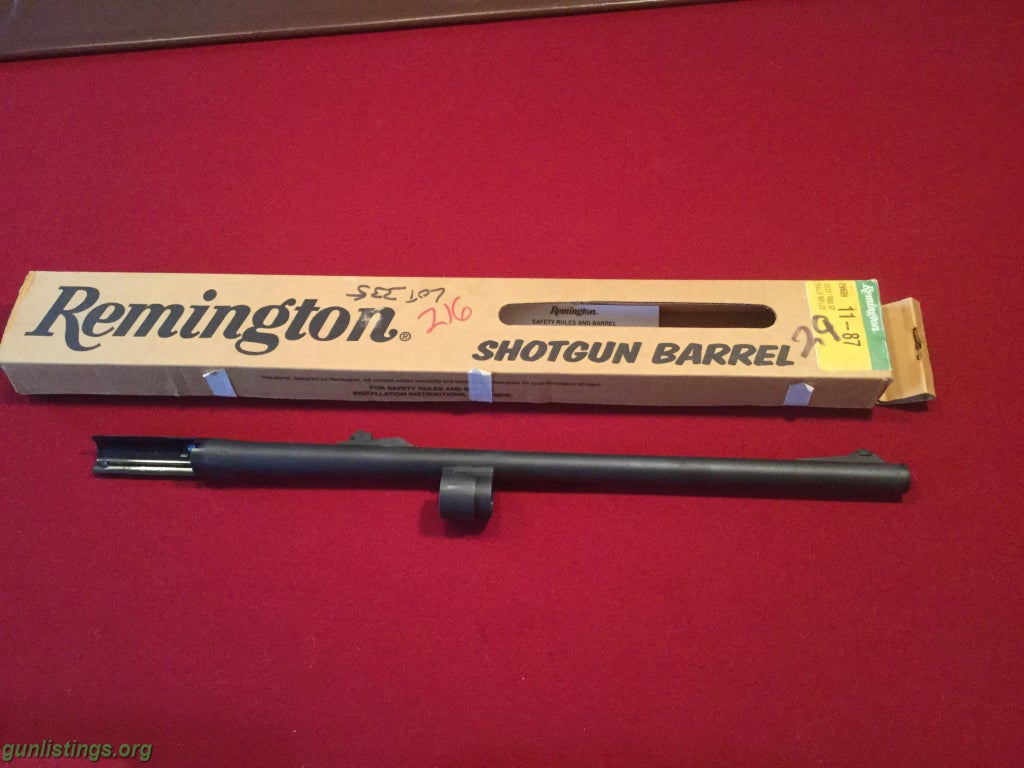 Gunlistings.org - Shotguns Remington Rifled Barrel For Mod 1187