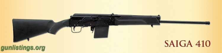 Shotguns Saiga AK-47 Izhmash Shotgun 410