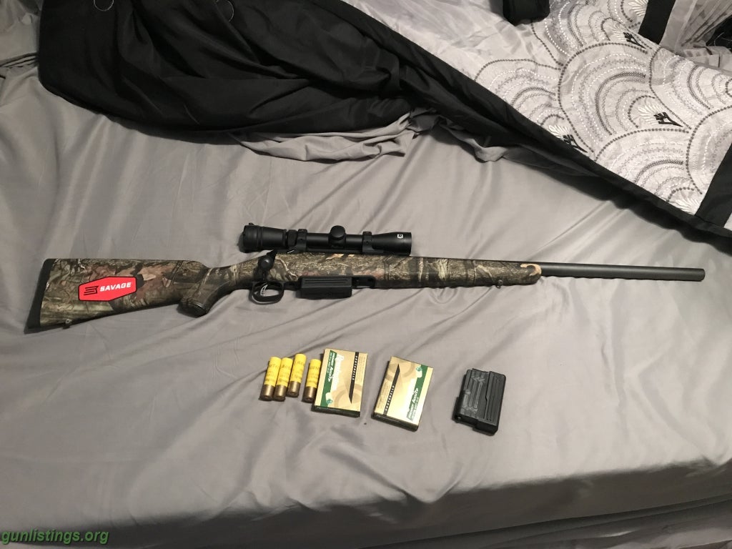 Shotguns Savage 220 Camo W/scope