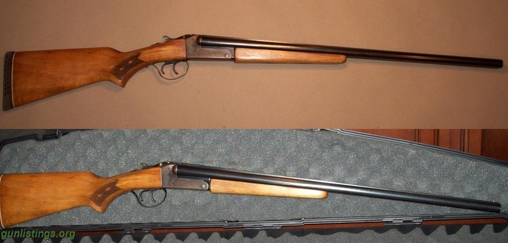 Shotguns Stevens Model 311 Series H 20 Gauge Double Barrel Side