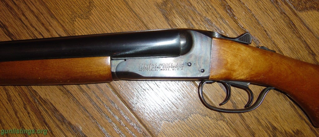 Shotguns Stevens SXS 12 Ga. 311A Double Trigger