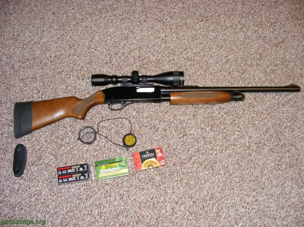 Shotguns Winchester 1300 12 Gauge Slug Gun (Rifled Barrel)