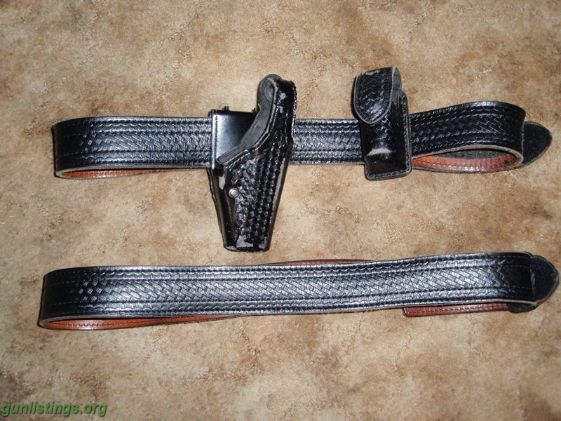 Accessories 2 Safariland Belts, One With Holster