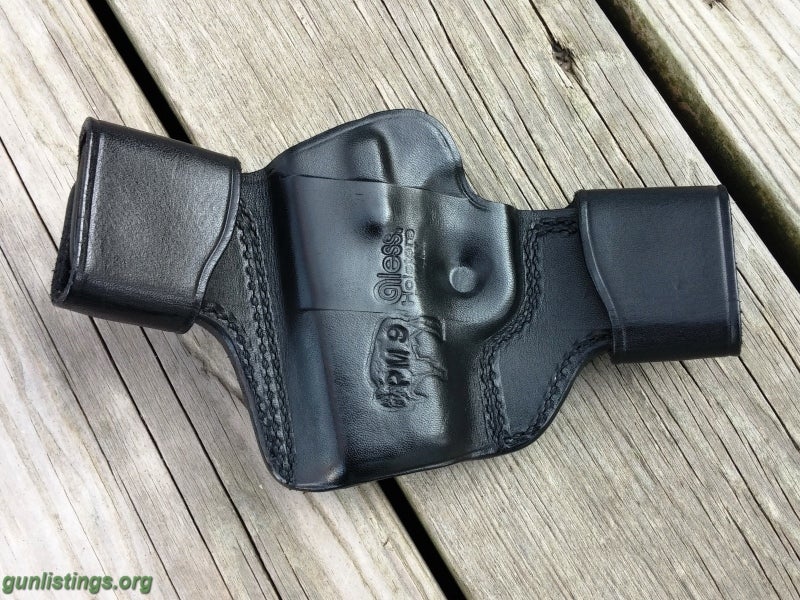 Accessories ALESSI CQC-S HOLSTER BLACK KAHR PM9 MK9 CM9