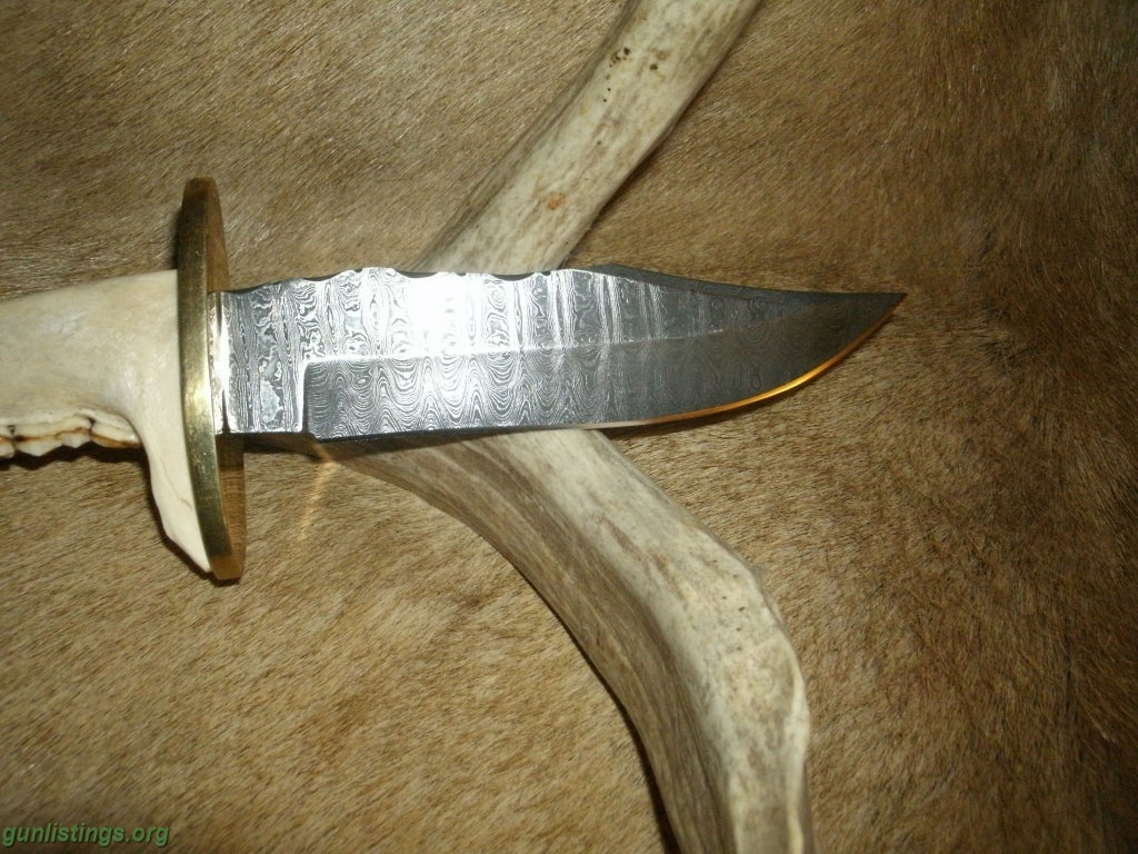 Accessories Bear Jaw / Damascus Steel Blade Knife