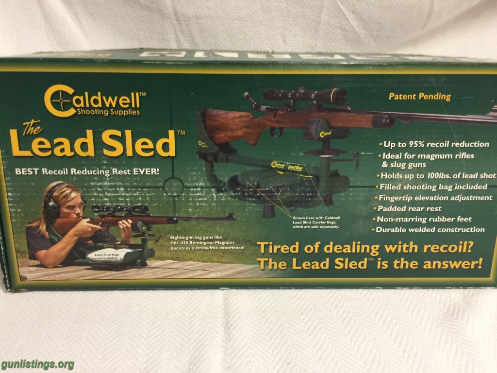 Accessories Caldwell Lead Sled For Sighting Guns