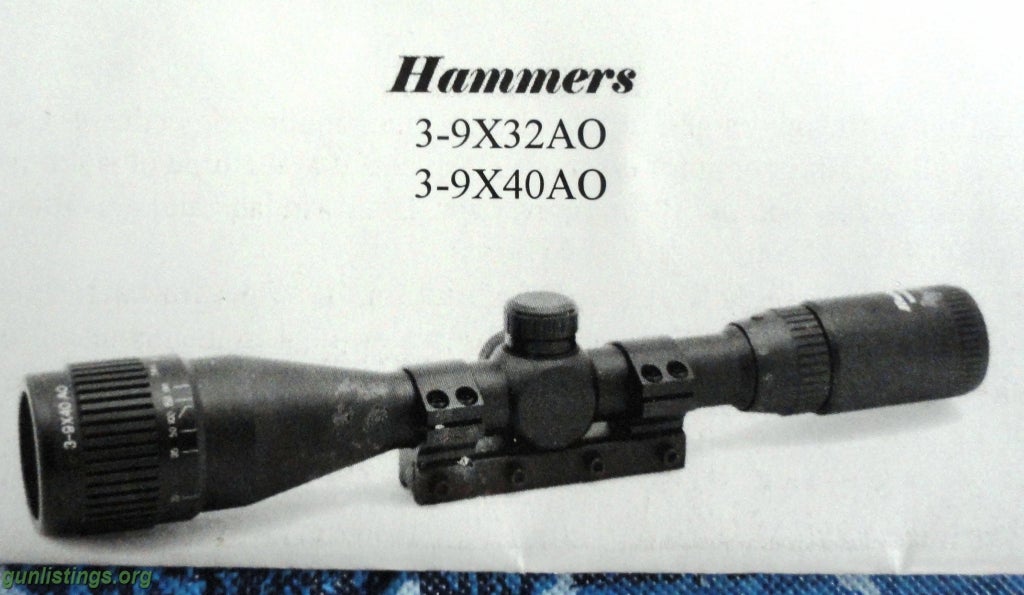 Accessories Hammers 3-9x32AO Rifle Scope