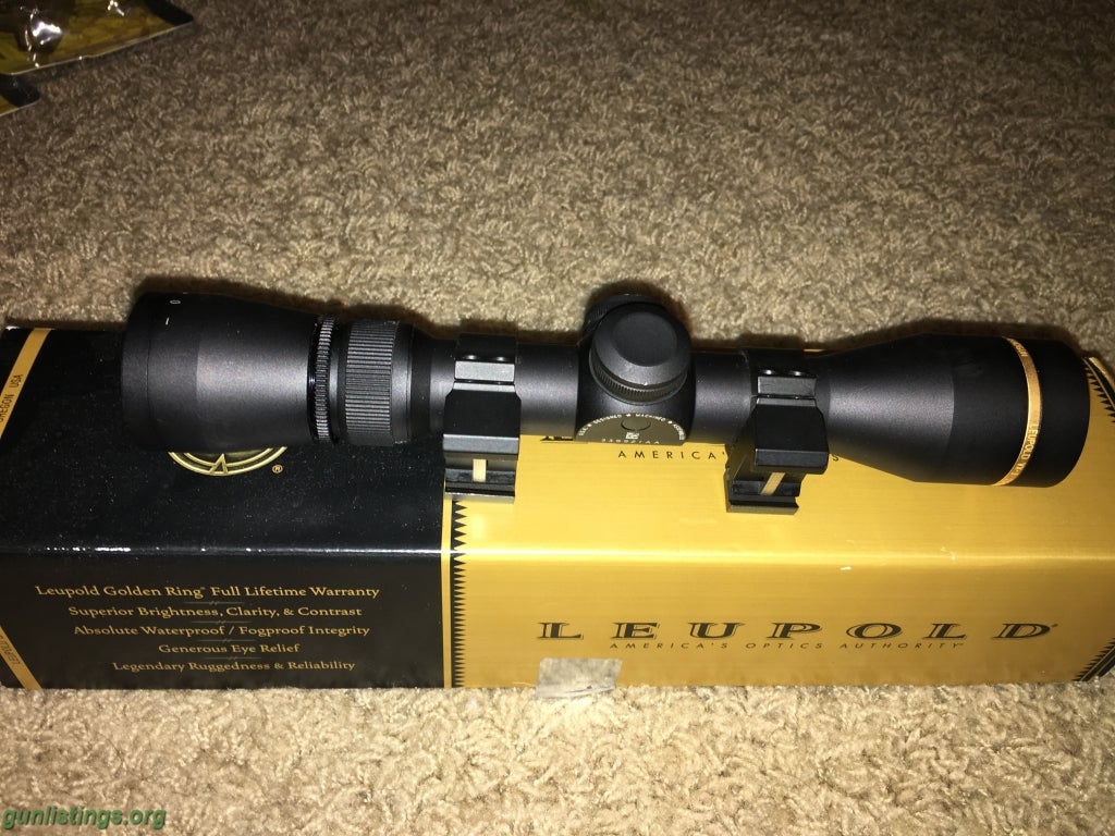 Accessories Leupold VX-3 2.5-8x32 Pistol Scope And Leupold PRW Ring