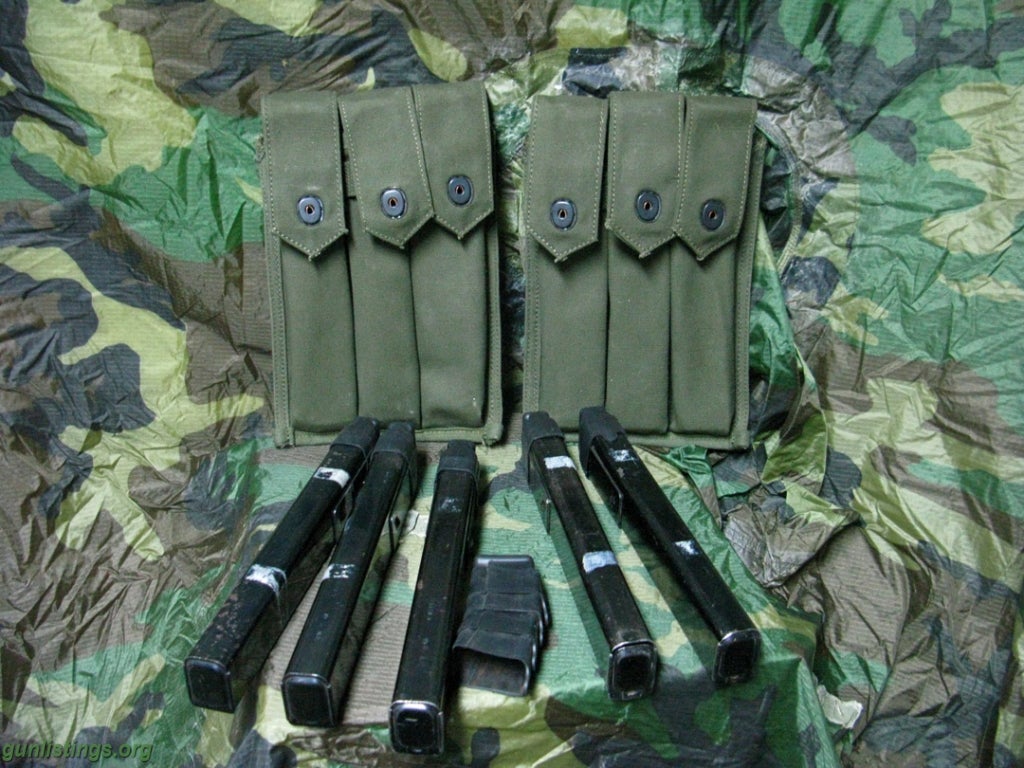 Accessories M3 Grease Gun Magazines & Pouches