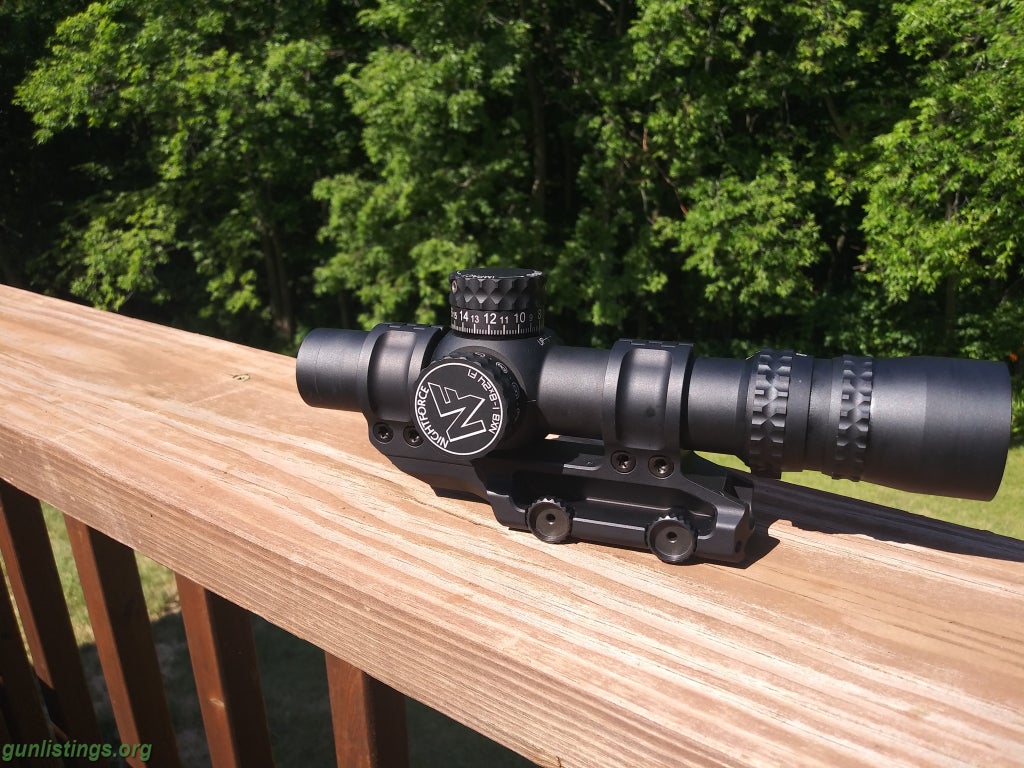 Accessories Nightforce NX8 1-8x24 F1 With Mount