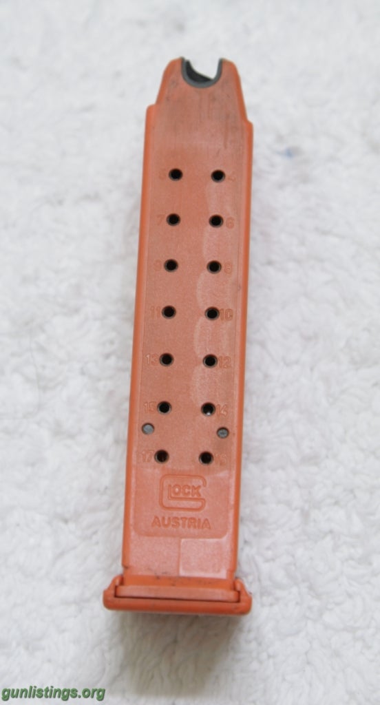 Accessories RARE OEM GLOCK ORANGE G17 Magazine