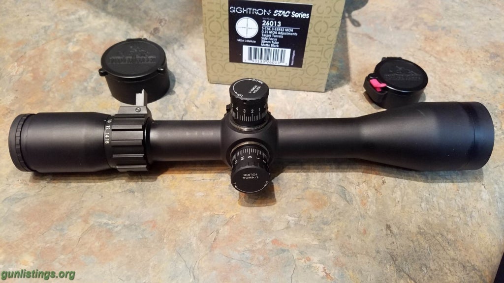 Gunlistings.org - Accessories Sightron STAC 3-16x42 Scope