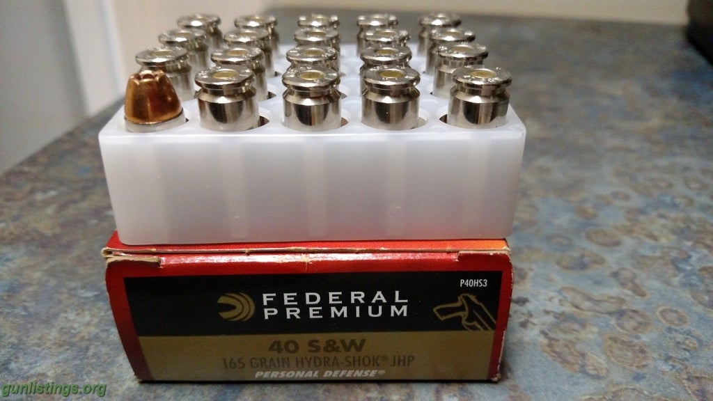 Ammo .40 Hollow Point Ammo