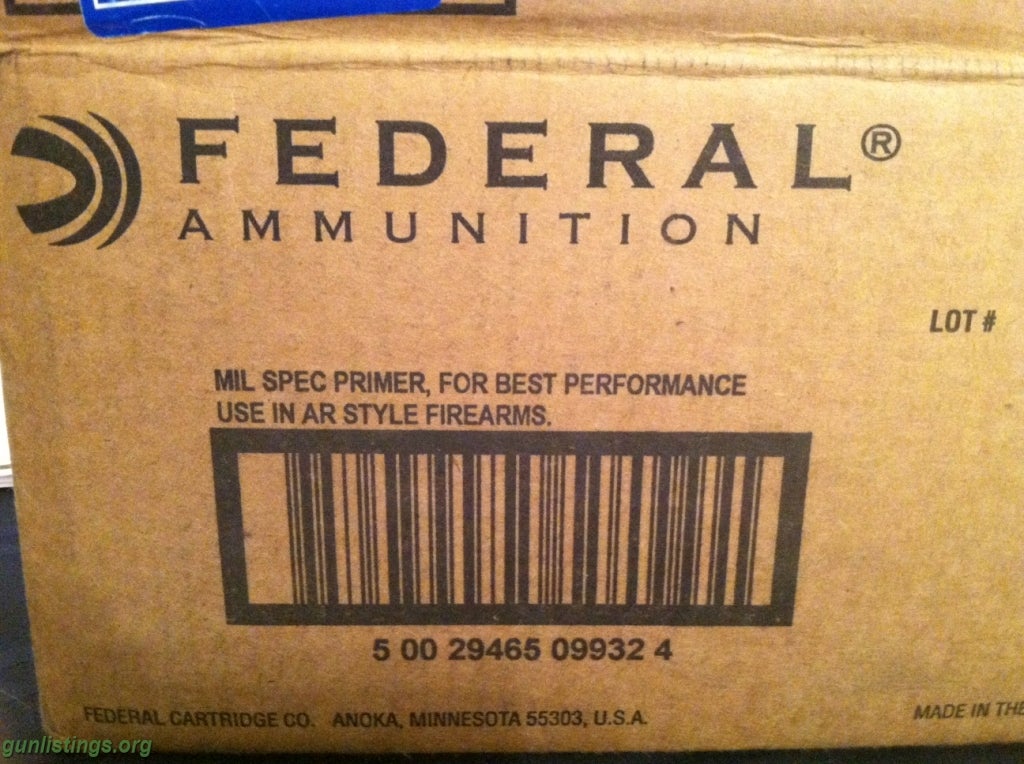 Ammo 1,000 Rounds Federal 223 Ammo