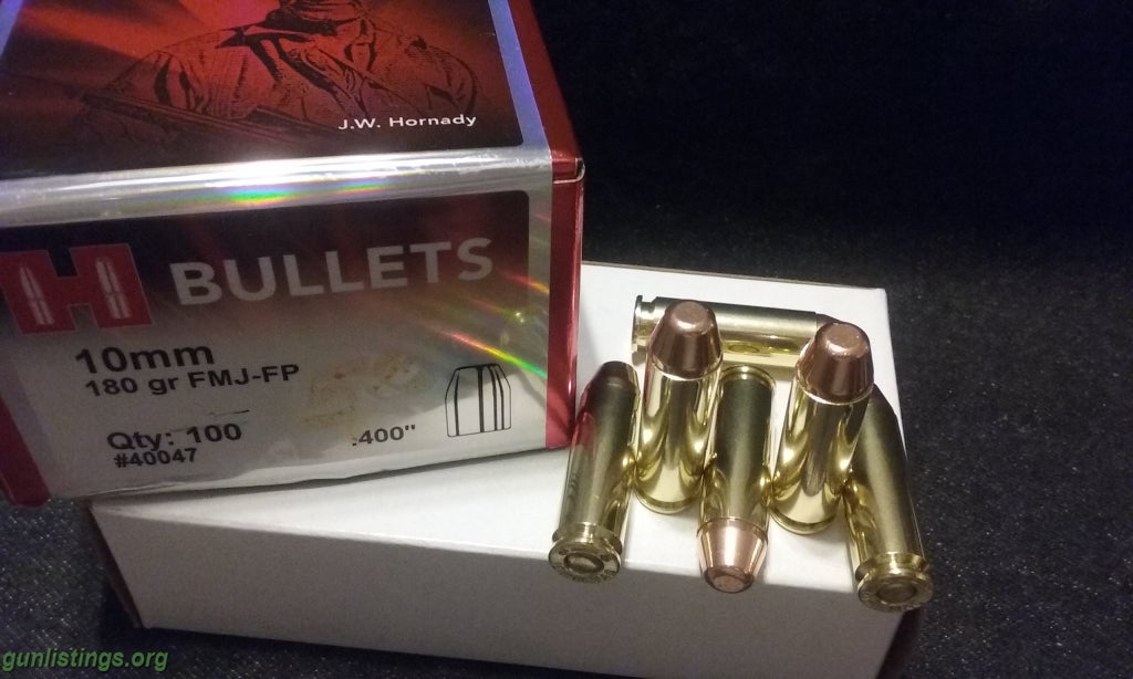 Ammo 10mm MAGNUM Ammo. (10mm AMP)