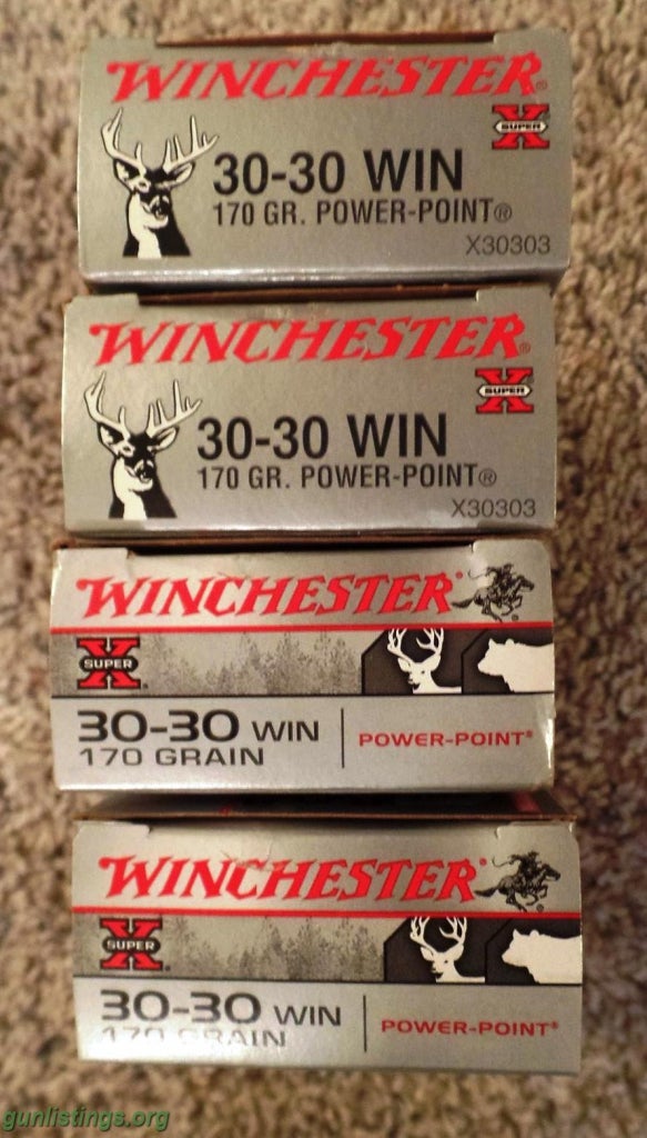 Ammo 80 Rounds Winchester 30/30 Ammo - 4 Boxes