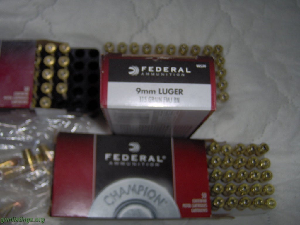 Ammo 9MM AMMO...163 Rds