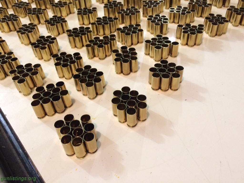 Ammo 9mm CLEAN Once-fired Brass And Bullets