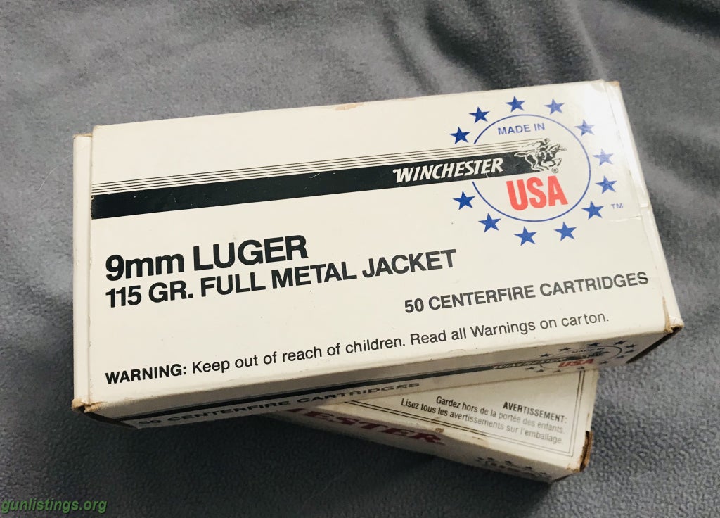 Ammo 9mm Fmj Ammunition For Sale