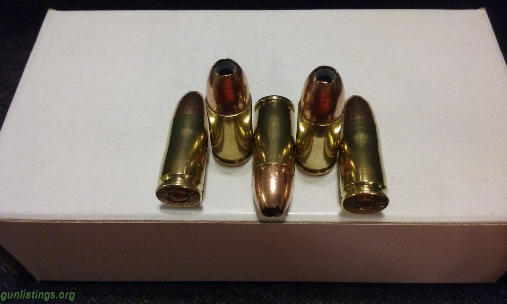 Ammo 9mm Luger Ammo. (9X19 Parabellum)