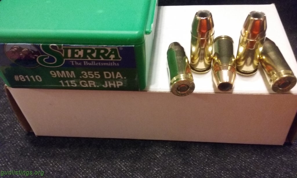 Ammo 9mm Luger Ammo. (9X19 Parabellum)