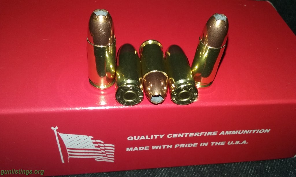 Ammo 9mm Luger AMMO. (9X19 Parabellum)