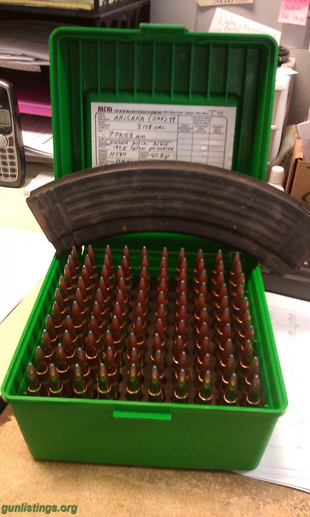 Ammo Arisaka 7.7 X 58  100 Rounds