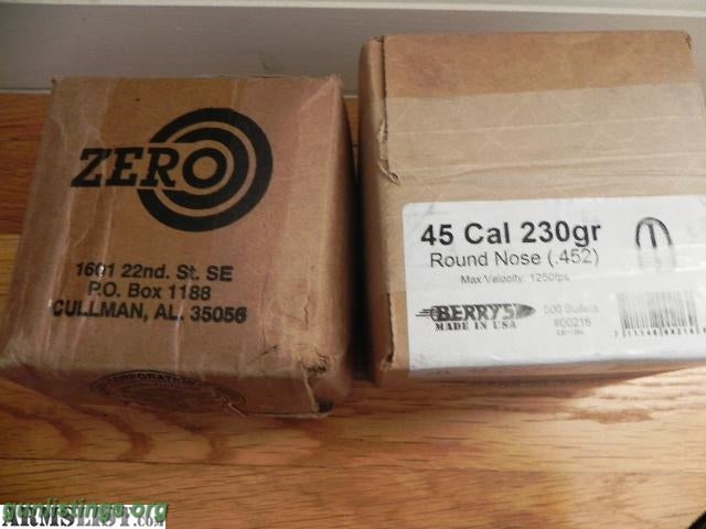 Ammo CCI & Federal Primers & 45acp Bullet