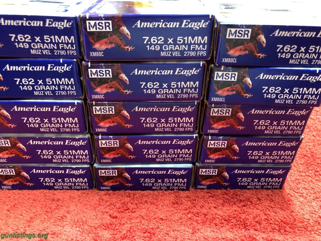 Ammo Federal 7.62x51  600 Rounds