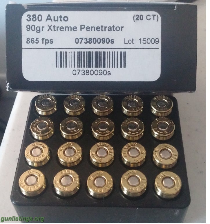 Ammo .380 LEHIGH Xtreme Penetrator Rounds