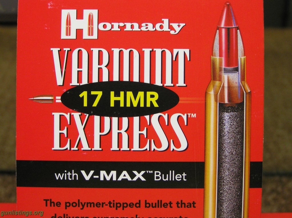 Ammo Hornaday Bullets 17 HMR