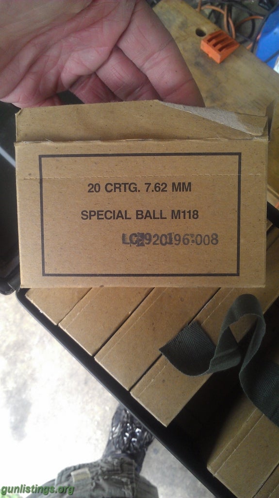 Ammo Lake City M118 Special Ball