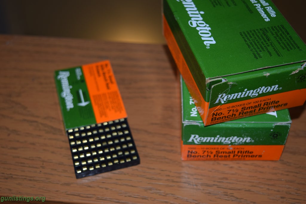 Ammo Remington 7 1/2 Benchrest Small Rifle Primers