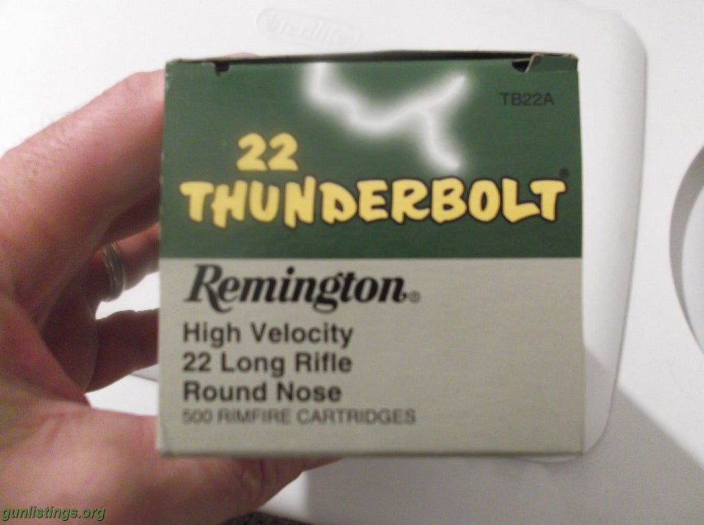 Ammo Remington Thunderbolt .22LR Ammunition Ammo Brick (500)