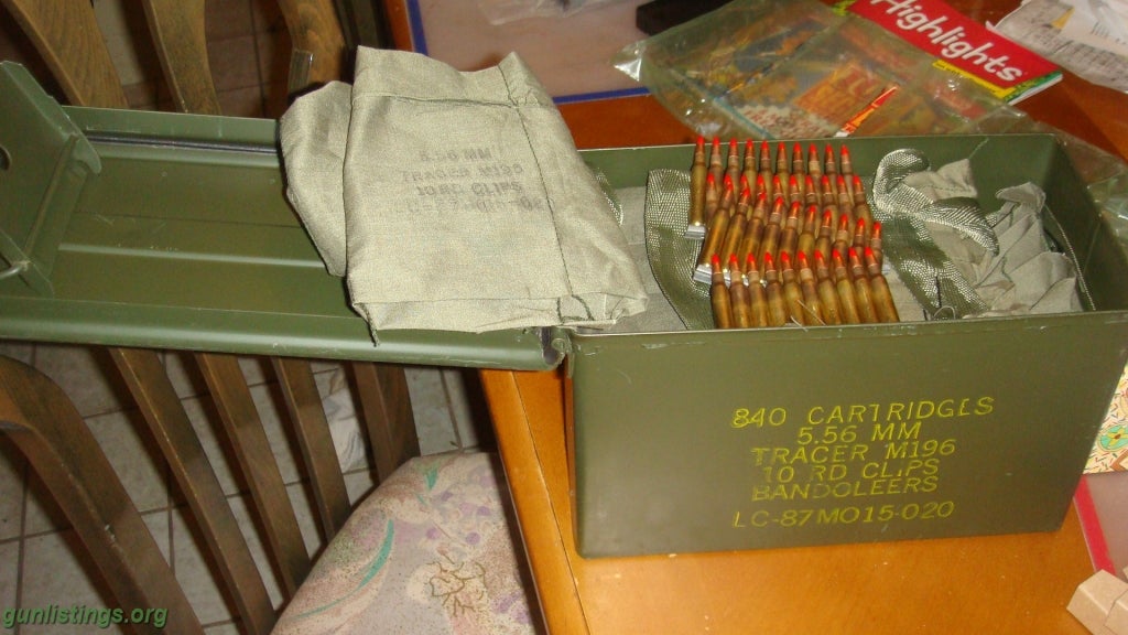 Ammo Tracer Rounds 5.56MM