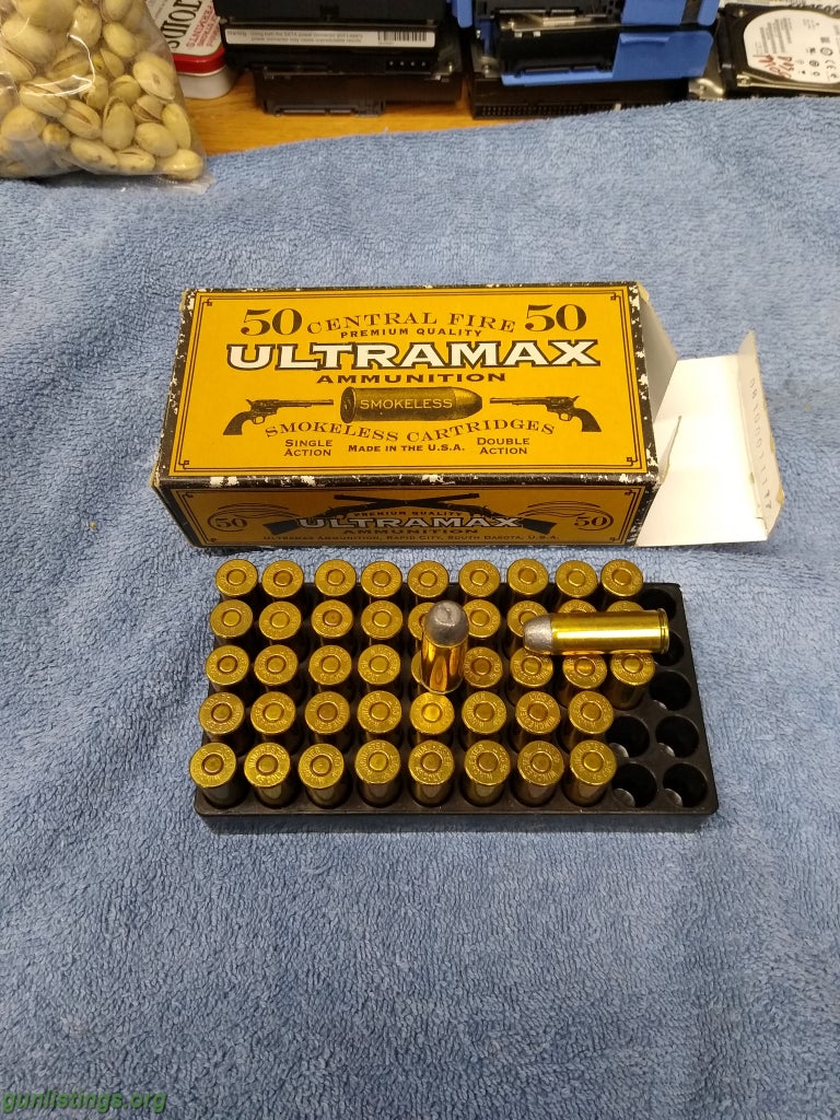 Ammo Ultramax 45 Long Colt Qty 45 200 Gr Flat Point