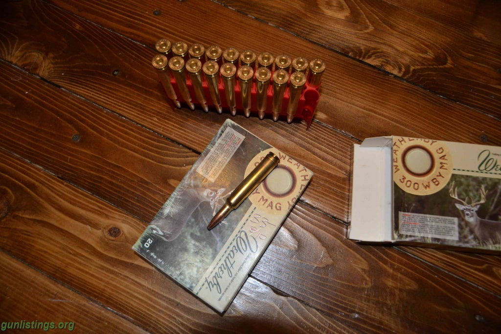 Ammo Weatherby .300 Mag Shells