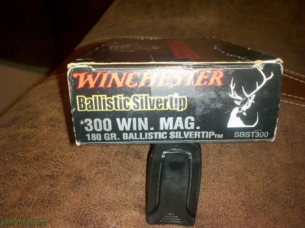 Ammo Winchester Supreme 300 Win Mag Ballistic Silvertips